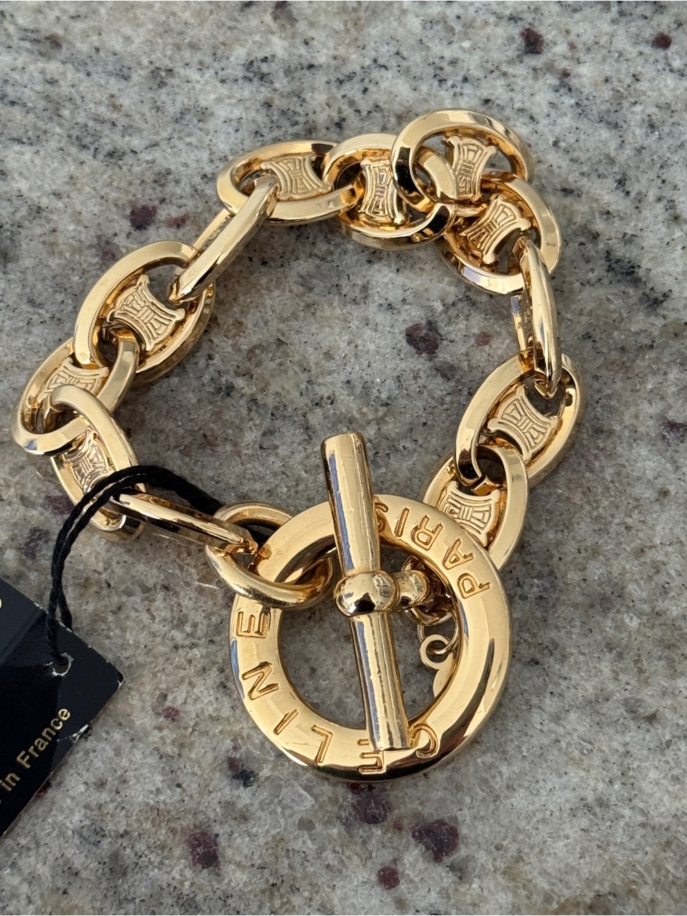 Celine -extremely rare- Vintage Link Triomphe Bracelet